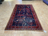 VINTAGE 5ft. x 9ft. TRANSITIONAL HAMADAN - David Tiftickjian & Sons