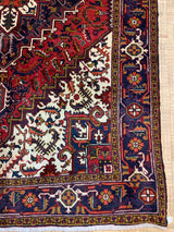 VINTAGE 6ft. x 10ft. GEOMETRIC HERIZ - David Tiftickjian & Sons