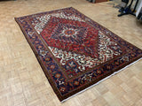 VINTAGE 6ft. x 10ft. GEOMETRIC HERIZ - David Tiftickjian & Sons