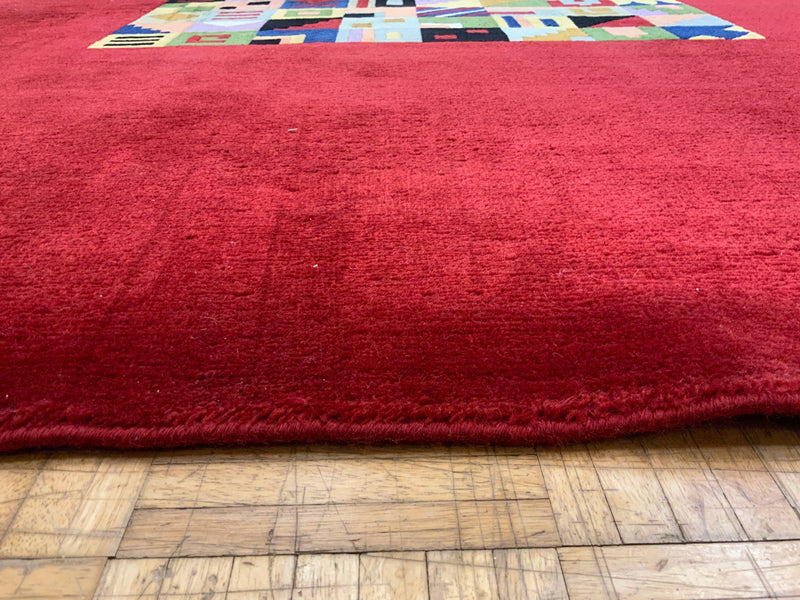 VINTAGE 6ft. x 8ft. MODERN GABBEH - David Tiftickjian & Sons