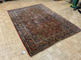 VINTAGE 6ft. x 8ft. TRADITIONAL BIDJAR - David Tiftickjian & Sons