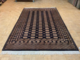 VINTAGE 6ft. x 9ft. GEOMETRIC BOKARA - David Tiftickjian & Sons