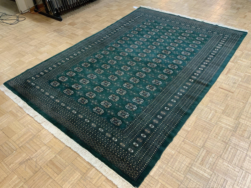 VINTAGE 6ft. x 9ft. GEOMETRIC BOKARA - David Tiftickjian & Sons