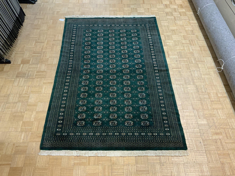 VINTAGE 6ft. x 9ft. GEOMETRIC BOKARA - David Tiftickjian & Sons