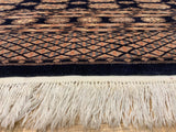 VINTAGE 6ft. x 9ft. GEOMETRIC BOKARA - David Tiftickjian & Sons