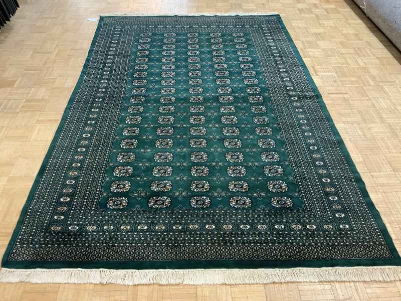 VINTAGE 6ft. x 9ft. GEOMETRIC BOKARA - David Tiftickjian & Sons