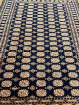 VINTAGE 6ft. x 9ft. GEOMETRIC BOKARA - David Tiftickjian & Sons