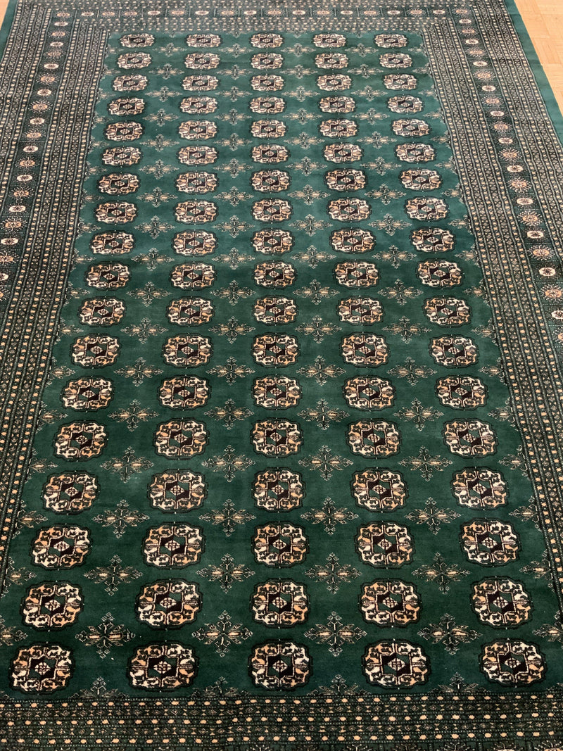VINTAGE 6ft. x 9ft. GEOMETRIC BOKARA - David Tiftickjian & Sons
