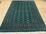 VINTAGE 6ft. x 9ft. GEOMETRIC BOKARA - David Tiftickjian & Sons