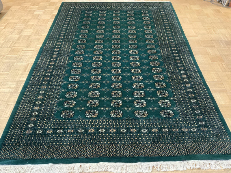 VINTAGE 6ft. x 9ft. GEOMETRIC BOKARA - David Tiftickjian & Sons