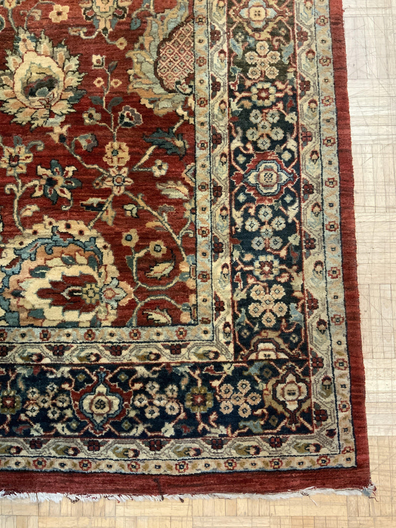 VINTAGE 6ft. x 9ft. TRADITIONAL KASHAN - David Tiftickjian & Sons