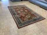 VINTAGE 6ft. x 9ft. TRADITIONAL KASHAN - David Tiftickjian & Sons