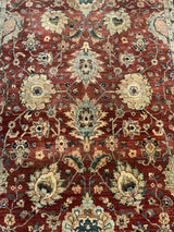 VINTAGE 6ft. x 9ft. TRADITIONAL KASHAN - David Tiftickjian & Sons
