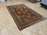 VINTAGE 6ft. x 9ft. TRADITIONAL KASHAN - David Tiftickjian & Sons