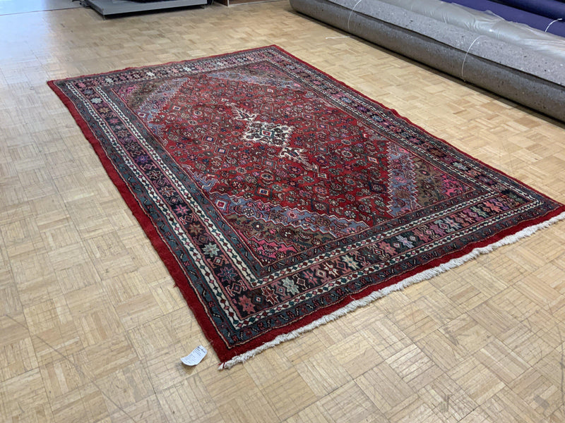 VINTAGE 7ft. x 10ft. TRADITIONAL HAMADAN - David Tiftickjian & Sons