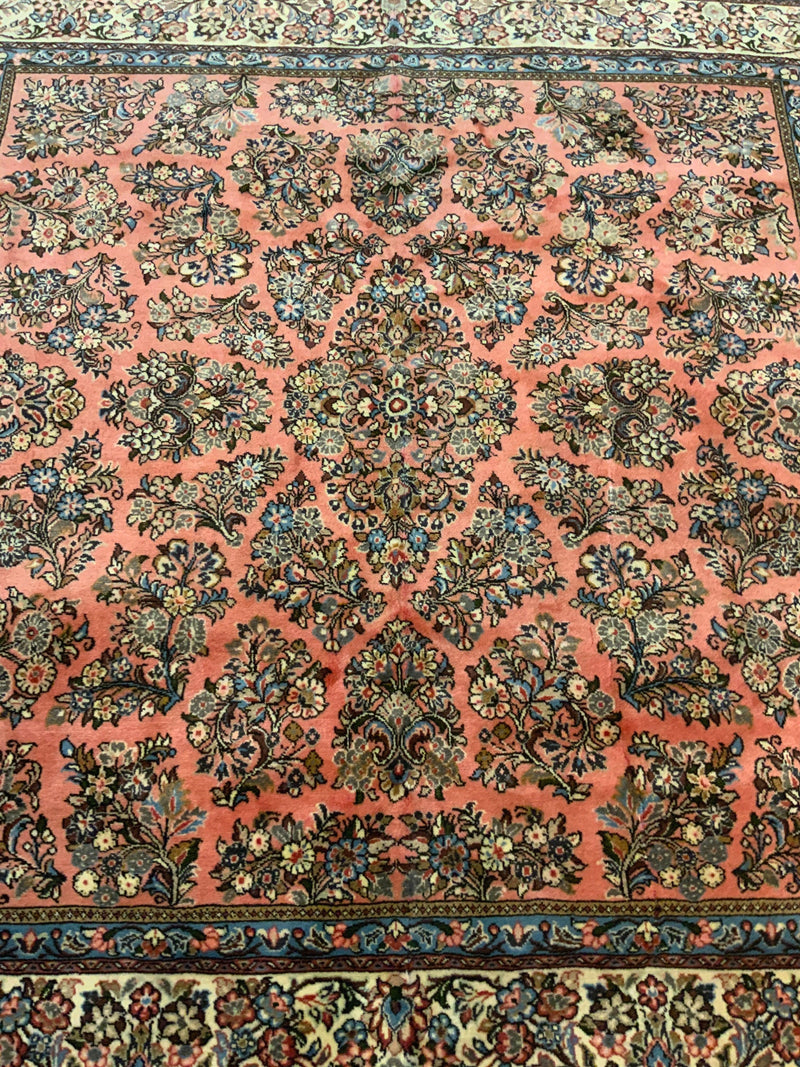 VINTAGE 7ft. x 7ft. TRADITIONAL SAROUK - David Tiftickjian & Sons