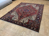 VINTAGE 7ft. x 9ft. GEOMETRIC HERIZ - David Tiftickjian & Sons