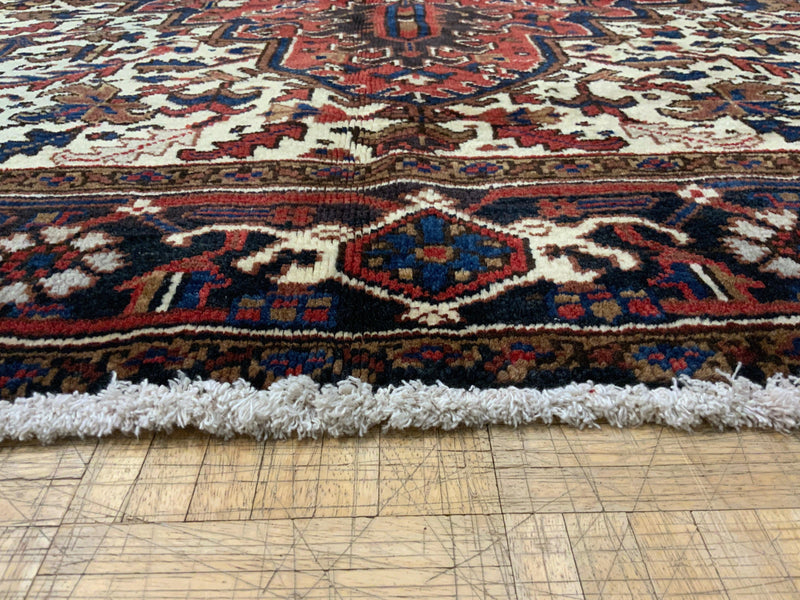 VINTAGE 7ft. x 9ft. GEOMETRIC HERIZ - David Tiftickjian & Sons