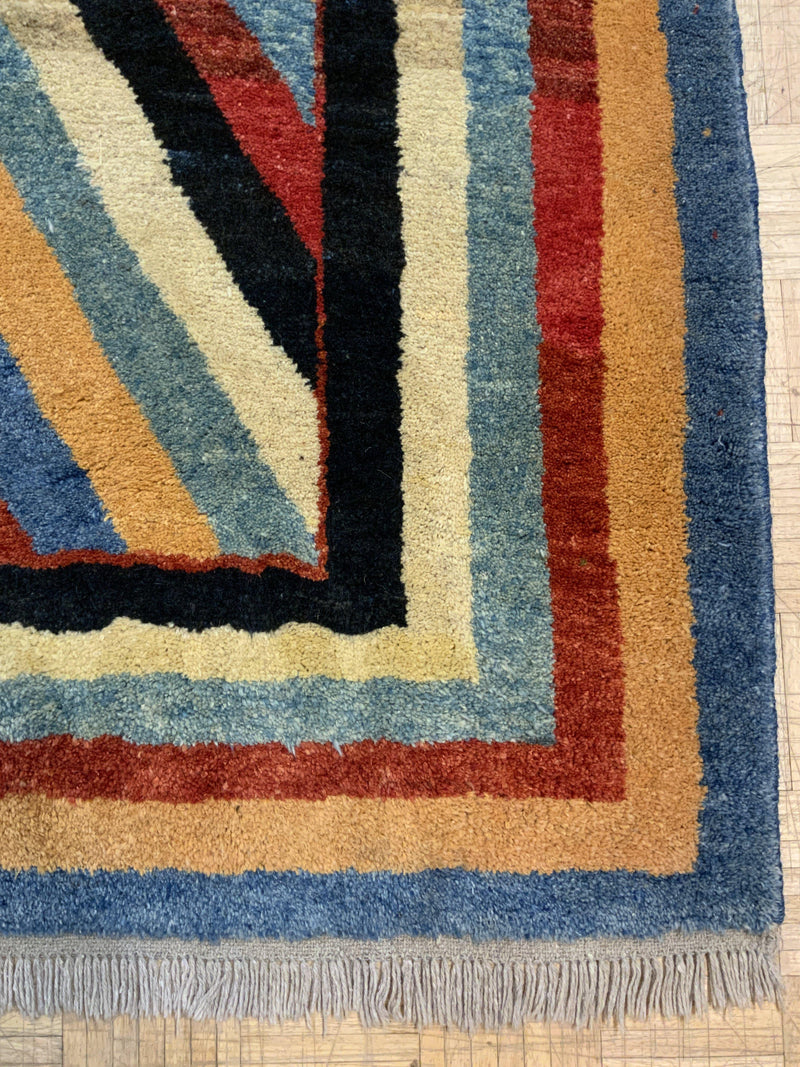 VINTAGE 7ft. x 9ft. MODERN GABBEH - David Tiftickjian & Sons