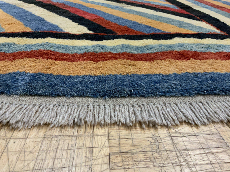 VINTAGE 7ft. x 9ft. MODERN GABBEH - David Tiftickjian & Sons