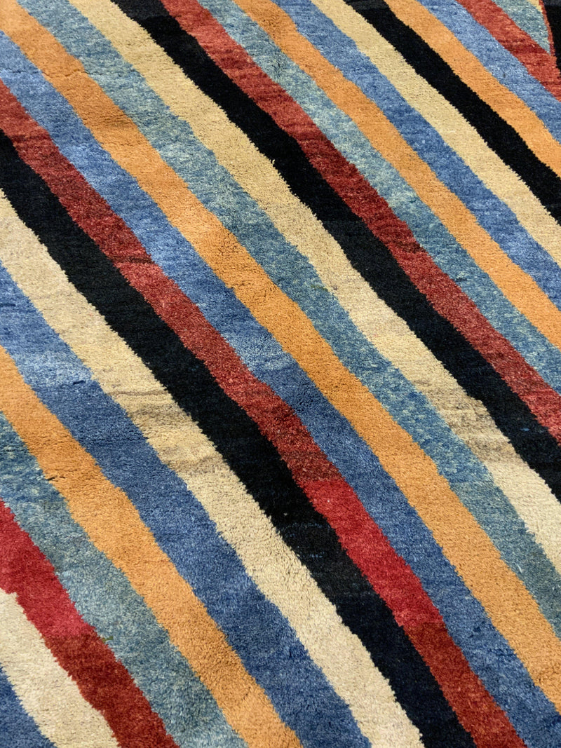 VINTAGE 7ft. x 9ft. MODERN GABBEH - David Tiftickjian & Sons