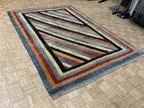 VINTAGE 7ft. x 9ft. MODERN GABBEH - David Tiftickjian & Sons