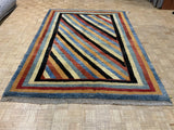 VINTAGE 7ft. x 9ft. MODERN GABBEH - David Tiftickjian & Sons