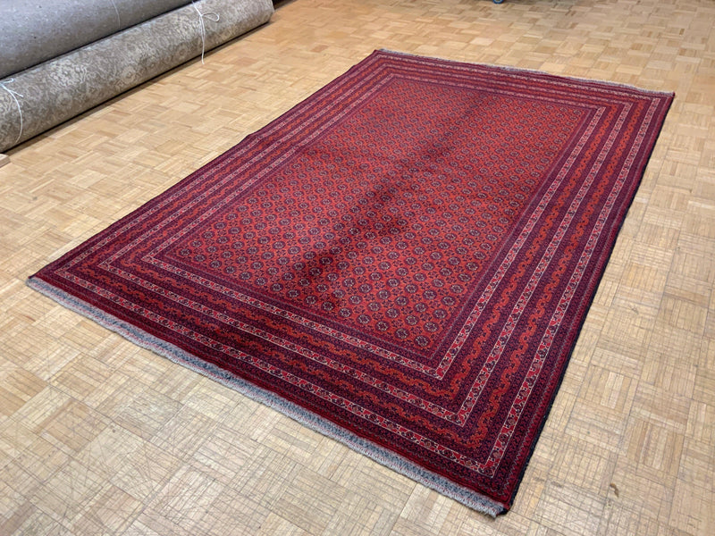 VINTAGE 7ft. x 9ft. TRANSITIONAL  BALOUCH - David Tiftickjian & Sons