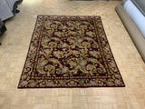 VINTAGE 8ft. x 10ft. FLORAL AUBUSSON - David Tiftickjian & Sons