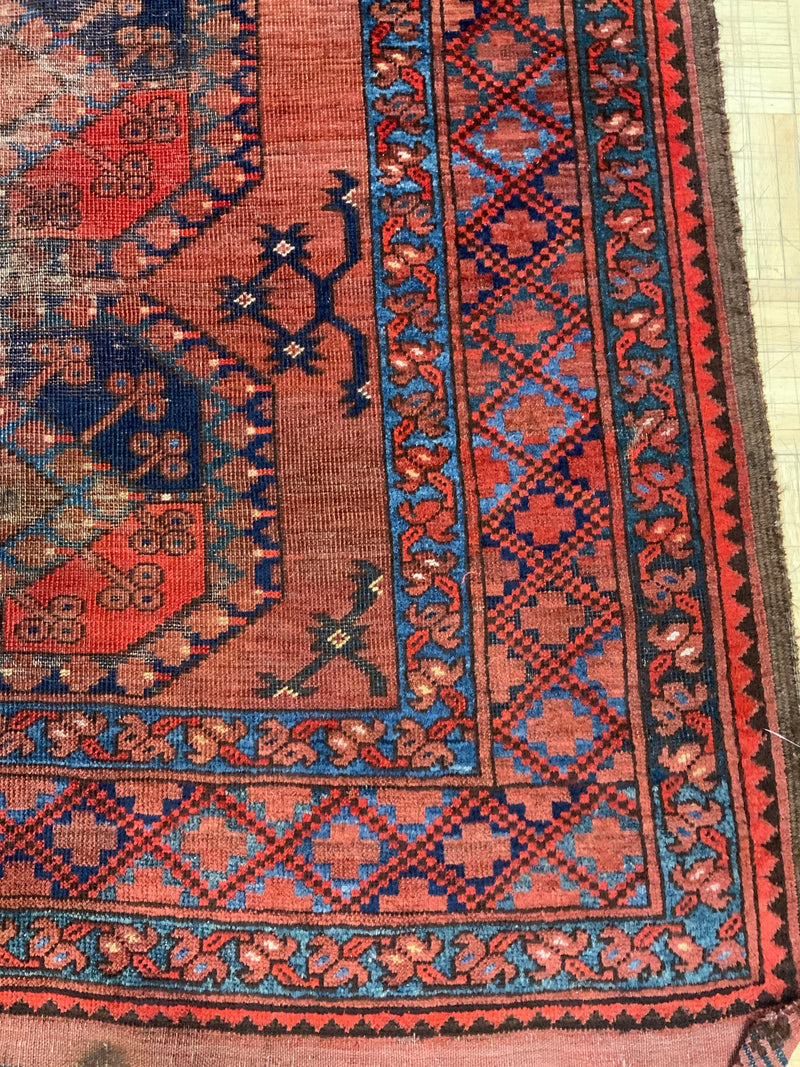 VINTAGE 8ft. x 10ft. GEOMETRIC BOKARA - David Tiftickjian & Sons