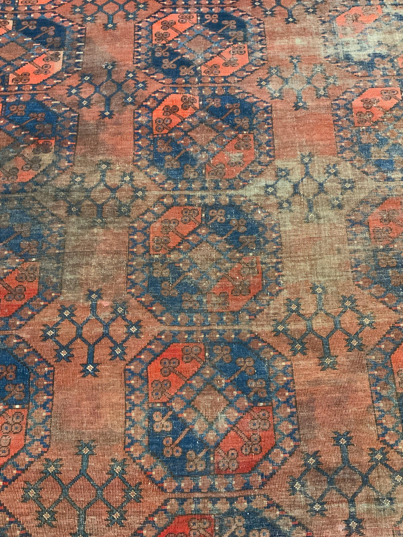 VINTAGE 8ft. x 10ft. GEOMETRIC BOKARA - David Tiftickjian & Sons