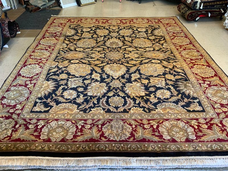 VINTAGE 8ft. x 10ft. TRADITIONAL AGRA - David Tiftickjian & Sons