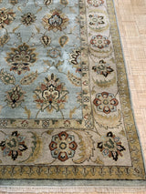 VINTAGE 8ft. x 10ft. TRADITIONAL AGRA - David Tiftickjian & Sons