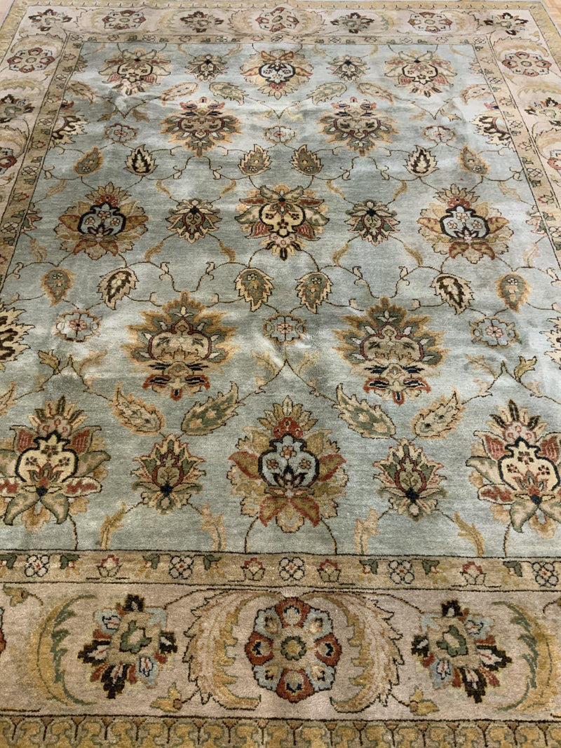 VINTAGE 8ft. x 10ft. TRADITIONAL AGRA - David Tiftickjian & Sons