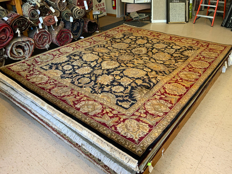 VINTAGE 8ft. x 10ft. TRADITIONAL AGRA - David Tiftickjian & Sons