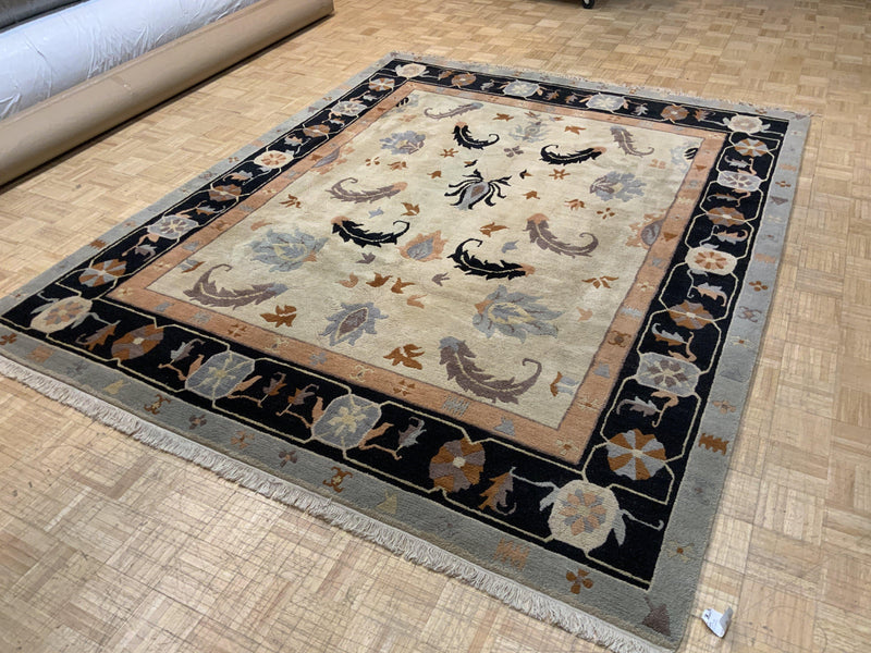 VINTAGE 8ft. x 10ft. TRANSITIONAL  TIBETAN - David Tiftickjian & Sons