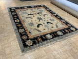 VINTAGE 8ft. x 10ft. TRANSITIONAL  TIBETAN - David Tiftickjian & Sons