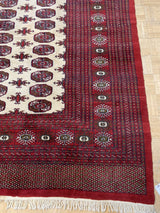 VINTAGE 8ft. x 11ft. GEOMETRIC BOKARA - David Tiftickjian & Sons