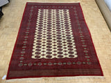 VINTAGE 8ft. x 11ft. GEOMETRIC BOKARA - David Tiftickjian & Sons
