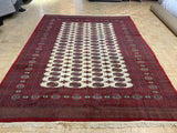 VINTAGE 8ft. x 11ft. GEOMETRIC BOKARA - David Tiftickjian & Sons