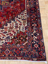 VINTAGE 8ft. x 11ft. GEOMETRIC HERIZ - David Tiftickjian & Sons