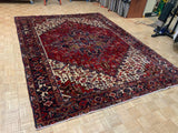 VINTAGE 8ft. x 11ft. GEOMETRIC HERIZ - David Tiftickjian & Sons