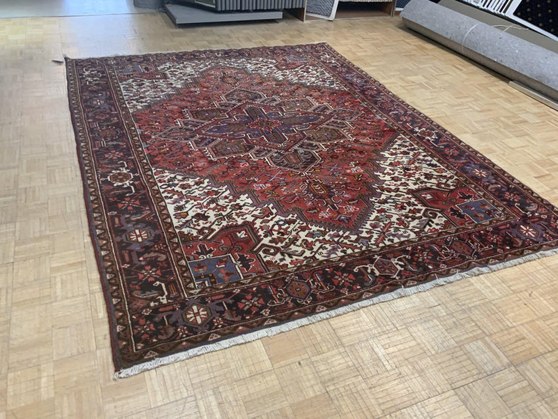 VINTAGE 8ft. x 11ft. GEOMETRIC HERIZ - David Tiftickjian & Sons