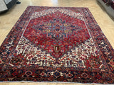 VINTAGE 8ft. x 11ft. GEOMETRIC HERIZ - David Tiftickjian & Sons