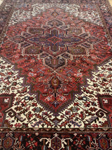 VINTAGE 8ft. x 11ft. GEOMETRIC HERIZ - David Tiftickjian & Sons