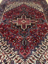 VINTAGE 8ft. x 11ft. GEOMETRIC HERIZ - David Tiftickjian & Sons