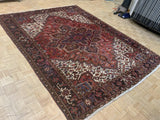 VINTAGE 8ft. x 11ft. GEOMETRIC HERIZ - David Tiftickjian & Sons