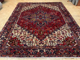 VINTAGE 8ft. x 11ft. GEOMETRIC HERIZ - David Tiftickjian & Sons