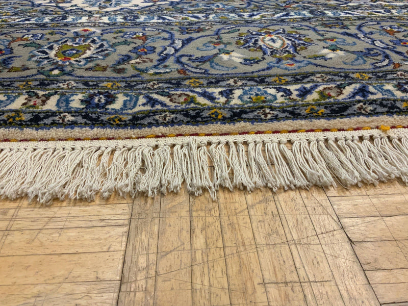 VINTAGE 8ft. x 12ft. TRADITIONAL KASHAN - David Tiftickjian & Sons