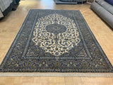 VINTAGE 8ft. x 12ft. TRADITIONAL KASHAN - David Tiftickjian & Sons